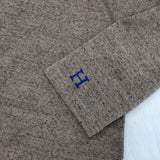 HOLLYWOOD RANCH MARKET HRM ラグランスリーブ 七分袖 Ｔシャツ カットソー ベージュ レディース ハリウッドランチマーケット【中古】6-0516M∞