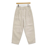 45R/45rpm リネンダックの908ペグトップパンツ 定価62700円 パンツ 25SS ベージュ レディース フォーティーファイブアールピーエム【中古】6-0210M♪