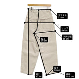 45R/45rpm リネンダックの908ペグトップパンツ 定価62700円 パンツ 25SS ベージュ レディース フォーティーファイブアールピーエム【中古】6-0210M♪