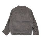 45R/45rpm ライ麦デニムのプティカバーオール 定価59400円 ジャケット 25SS ネイビー ホワイト レディース フォーティーファイブアールピーエム【中古】6-0210M♪