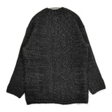 Yohji Yamamoto CABLE KNIT ROUND NECK CABLE KNIT PO 定価44660円 セーター ニット 24-25AW ブラック レディース ヨウジヤマモト【中古】6-0219T♪