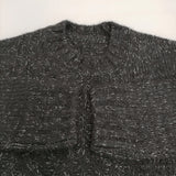 Yohji Yamamoto CABLE KNIT ROUND NECK CABLE KNIT PO 定価44660円 セーター ニット 24-25AW ブラック レディース ヨウジヤマモト【中古】6-0219T♪