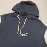 REGULATION Yohji Yamamoto GAUZE FLEECY LINING R-HOODIE SWEAT パーカー 22SS ネイビー レディース レギュレーションヨウジヤマモト【中古】6-0317M♪