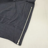 REGULATION Yohji Yamamoto GAUZE FLEECY LINING R-HOODIE SWEAT パーカー 22SS ネイビー レディース レギュレーションヨウジヤマモト【中古】6-0317M♪