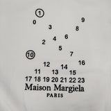 MAISON MARGIELA スウェットシャツ プルオーバー トップス 刺繍 サイズS スウェット 2023 ホワイト ユニセックス メゾンマルジェラ【中古】6-0317M♪