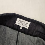 MAISON MARGIELA 1 ベルト付きワイドパンツ S51KA0375 S30565 デニムパンツ ネイビー レディース メゾンマルジェラ【中古】6-0516G∞
