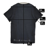MARTIN MARGIELA ここのえ株式会社 エイズT 希少黒黒 サイズS チュニジア製 半袖Ｔシャツ カットソー ブラック ユニセックス マルタンマルジェラ【中古】6-0403S♪