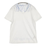 Maison Martin Margiela エイズT サイズS チュニジア製 半袖Ｔシャツ カットソー ホワイト Lブルー ユニセックス メゾンマルタンマルジェラ【中古】6-0403S♪