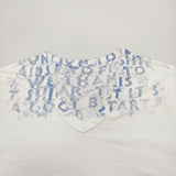 Maison Martin Margiela エイズT サイズS チュニジア製 半袖Ｔシャツ カットソー ホワイト Lブルー ユニセックス メゾンマルタンマルジェラ【中古】6-0403S♪