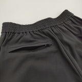 HYKE STRETCH WIDE LEG PANTS 221-13190 044 サイズ1 ストレッチ イージー ワイド パンツ ブラック レディース ハイク【中古】6-0403M♪