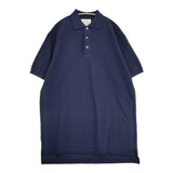INSCRIRE Big Polo Shirt 定価24200円 I25SS-BC102 サイズS チュニック ポロシャツ 25SS ネイビー レディース アンスクリア【中古】6-0219S♪