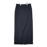 SLOBE IENA ビンテージタスラン Iラインスカート 定価12100円 ロングスカート ブラック レディース スローブイエナ【中古】6-0802T∞