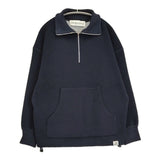 THE SHINZONE HALF ZIP SWEATSHIRT ハーフジッププルオーバー 定価31900円 スウェット 24AW ネイビー レディース シンゾーン【中古】6-0916T♪