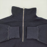 THE SHINZONE HALF ZIP SWEATSHIRT ハーフジッププルオーバー 定価31900円 スウェット 24AW ネイビー レディース シンゾーン【中古】6-0916T♪