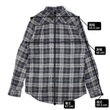 DIESEL チェック コットン ネル サイズXS 長袖シャツ グレー ホワイト レディース ディーゼル【中古】6-0801T∞