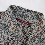 COMPTOIR DES COTONNIERS 花柄 シャツワンピ プルオーバー ワンピース グレー マルチカラー レディース コントワーデコトニエ【中古】6-0516M∞