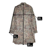 COMPTOIR DES COTONNIERS 花柄 シャツワンピ プルオーバー ワンピース グレー マルチカラー レディース コントワーデコトニエ【中古】6-0516M∞
