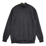 evam eva ウールタートルネック 定価30800円 E253K202 サイズM セーター ニット チャコールグレー レディース エヴァムエヴァ【中古】6-0219T♪