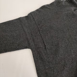 evam eva ウールタートルネック 定価30800円 E253K202 サイズM セーター ニット チャコールグレー レディース エヴァムエヴァ【中古】6-0219T♪