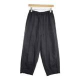 mumokuteki リネンコクーンパンツ CF-324HF11M パンツ ブラック レディース ムモクテキ【中古】6-0509G∞