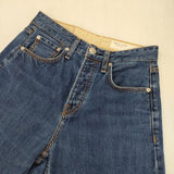 rag & bone ボタンフライ F2-W04111 ジーンズ サイズ25 コットン デニムパンツ ブルー レディース ラグアンドボーン【中古】6-0509G∞