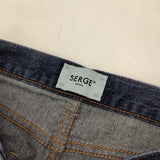 SERGE de bleu DRY-04P-CAS STAPLE DRY コットン サイズ24 ジーンズ デニムパンツ ブルー レディース サージ【中古】6-0509G∞