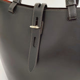Furla Unica L ウニカ レザー トートバッグ ブラック レディース フルラ【中古】6-0219G♪