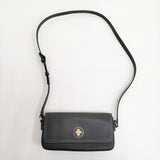 agnes b. レザー 定価45100円 RAS25-05 ショルダーバッグ ブラック レディース アニエスベー【中古】6-0219G♪