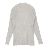veritecoeur ハイネックリブニット コットンカシミヤ 定価15400円 VCK-242 セーター ニット グレー レディース ヴェリテクール【中古】6-0801T∞