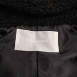 MARMARMAR ボアフードブルゾン 定価25960円 4-870061 パーカー ブルゾン 25AW ブラック レディース マーマーマー【中古】6-0219T♪