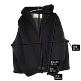 MARMARMAR ボアフードブルゾン 定価25960円 4-870061 パーカー ブルゾン 25AW ブラック レディース マーマーマー【中古】6-0219T♪