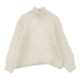 mina perhonen couche アルパカナイロン プルオーバーニット 定価66000円 サイズ38 aca8924 セーター ニット 24AW ホワイト レディース ミナペルホネン【中古】6-0801T∞