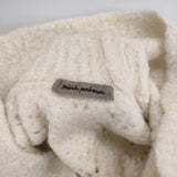 mina perhonen couche アルパカナイロン プルオーバーニット 定価66000円 サイズ38 aca8924 セーター ニット 24AW ホワイト レディース ミナペルホネン【中古】6-0801T∞