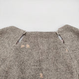 mina perhonen pebble sa3153 サイズ38 刺繍 シルク ヤク アシンメトリー 変形 ワンピース グレー レディース ミナペルホネン【中古】6-0916T♪