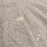 mina perhonen pebble sa3153 サイズ38 刺繍 シルク ヤク アシンメトリー 変形 ワンピース グレー レディース ミナペルホネン【中古】6-0916T♪