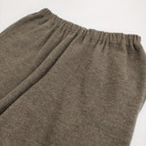 JURGEN LEHL ウール天竺フェルトのレディスパンツ J0154UP621 サイズL 日本製 定価41800円 25AW グレージュ レディース ヨーガンレール【中古】6-0219T♪