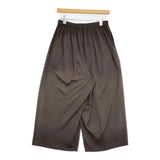 JURGEN LEHL ウールコットンスムース J0153UP121 定価57200円 日本製 パンツ 25AW チャコールグレー レディース ヨーガンレール【中古】6-0219T♪