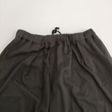 JURGEN LEHL ウールコットンスムース J0153UP121 定価57200円 日本製 パンツ 25AW チャコールグレー レディース ヨーガンレール【中古】6-0219T♪