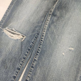 45R/45rpm ライ麦デニムのクロスビー5（清）定価47300円 デニムパンツ ライトブルー レディース フォーティーファイブアールピーエム【中古】6-0317G♪