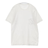 45R/45rpm ポケットT コットン サイズ3 半袖Ｔシャツ カットソー ホワイト レディース フォーティーファイブアールピーエム【中古】6-0611S∞