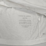 45R/45rpm ポケットT コットン サイズ3 半袖Ｔシャツ カットソー ホワイト レディース フォーティーファイブアールピーエム【中古】6-0611S∞