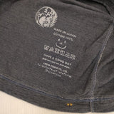 45R/45rpm 影色納戸 インディゴ 天竺の908馬モック 動物柄 花 長袖Ｔシャツ カットソー ロンＴ ネイビー レディース フォーティーファイブアールピーエム【中古】6-0622M∞