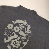 45R/45rpm 影色納戸 インディゴ 天竺の908馬モック 動物柄 花 長袖Ｔシャツ カットソー ロンＴ ネイビー レディース フォーティーファイブアールピーエム【中古】6-0622M∞
