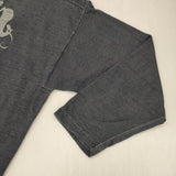 45R/45rpm 影色納戸 インディゴ 天竺の908馬モック 動物柄 花 長袖Ｔシャツ カットソー ロンＴ ネイビー レディース フォーティーファイブアールピーエム【中古】6-0622M∞