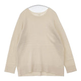MUSE de Deuxieme Classe CAPRI クルーネックプルオーバー 定価27600円 セーター ニット ベージュ レディース ミューズドゥドゥーズィエムクラス【中古】6-0802T∞