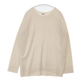 MUSE de Deuxieme Classe CAPRI クルーネックプルオーバー 定価27600円 セーター ニット ベージュ レディース ミューズドゥドゥーズィエムクラス【中古】6-0802T∞