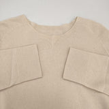 MUSE de Deuxieme Classe CAPRI クルーネックプルオーバー 定価27600円 セーター ニット ベージュ レディース ミューズドゥドゥーズィエムクラス【中古】6-0802T∞