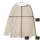 MUSE de Deuxieme Classe CAPRI クルーネックプルオーバー 定価27600円 セーター ニット ベージュ レディース ミューズドゥドゥーズィエムクラス【中古】6-0802T∞
