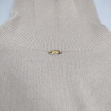 MUSE de Deuxieme Classe CAPRI タートルネックプルオーバー 定価28600円 ウール セーター ニット ベージュ レディース ミューズドゥドゥーズィエムクラス【中古】6-0801T∞