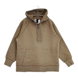 MHL. DRY LOOPBACK JERSEY 595-3269511 ハーフジップ パーカー 23AW ブラウン レディース エムエイチエル【中古】6-0523M∞